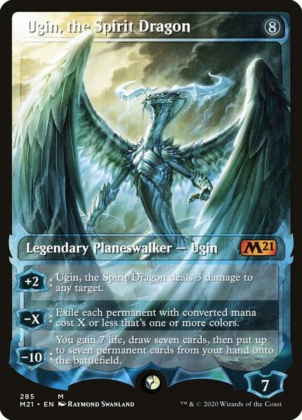 Ugin, the Spirit Dragon (Showcase) - Core Set 2021 285