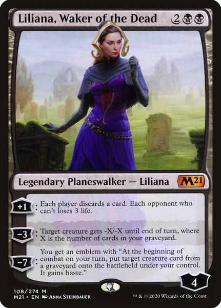 Liliana, Waker of the Dead - Core Set 2021 108
