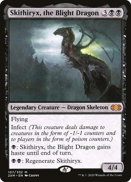 Skithiryx, the Blight Dragon - Double Masters 107
