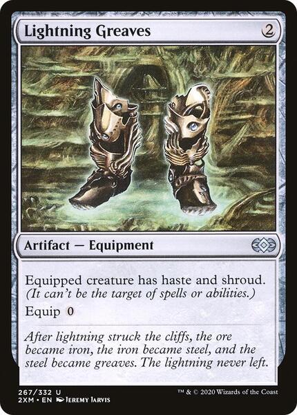 Lightning Greaves - FOIL ★ Double Masters 267