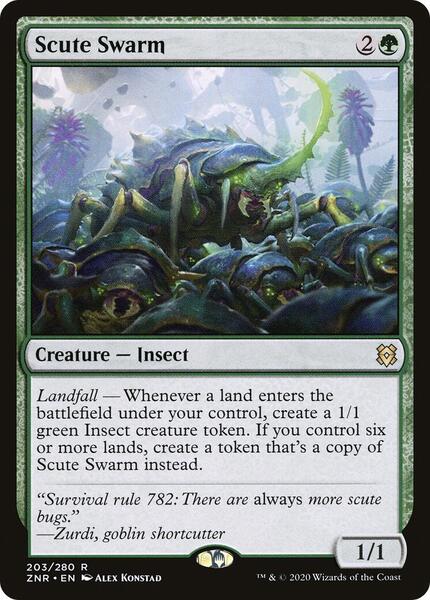 Scute Swarm - FOIL ★ Zendikar Rising 203