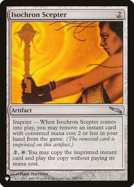 Isochron Scepter - The List Reprints 188/306