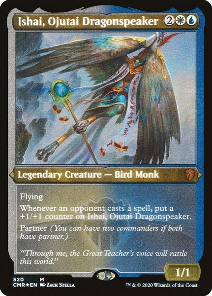Ishai, Ojutai Dragonspeaker (Foil Etched) - FOIL ★ Commander Legends 520