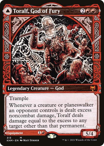 Toralf, God of Fury (Showcase) - Kaldheim 313