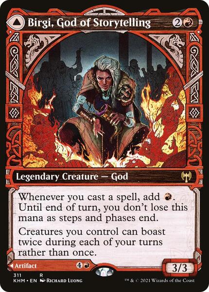 Birgi, God of Storytelling (Showcase) - Kaldheim 311