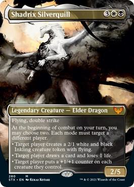 Shadrix Silverquill (Borderless) - Strixhaven: School of Mages 280