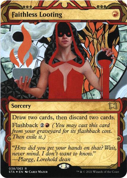 Faithless Looting (Foil Etched) - FOIL ★ Strixhaven: Mystical Archive 38