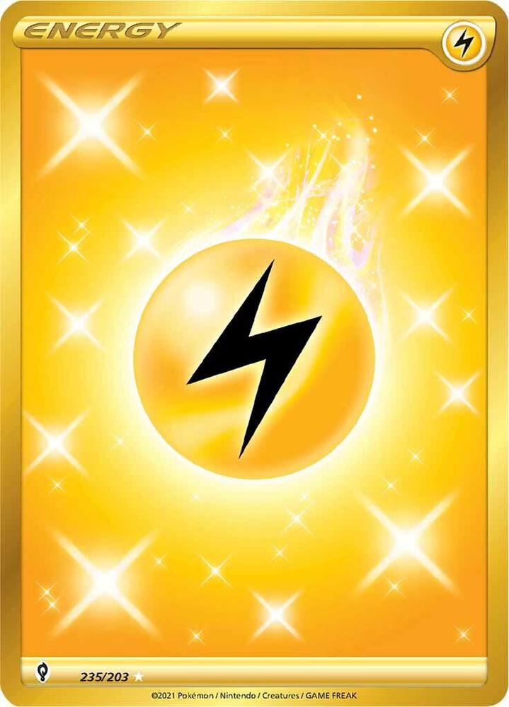 Lightning Energy (Secret) — SWSH07 (Lightly Played)