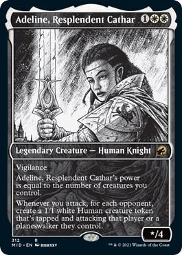 Adeline, Resplendent Cathar (Showcase) - FOIL ★ Innistrad: Midnight Hunt 312