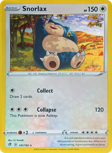 Snorlax - 141/192 (Cosmos Holo) — MCAP