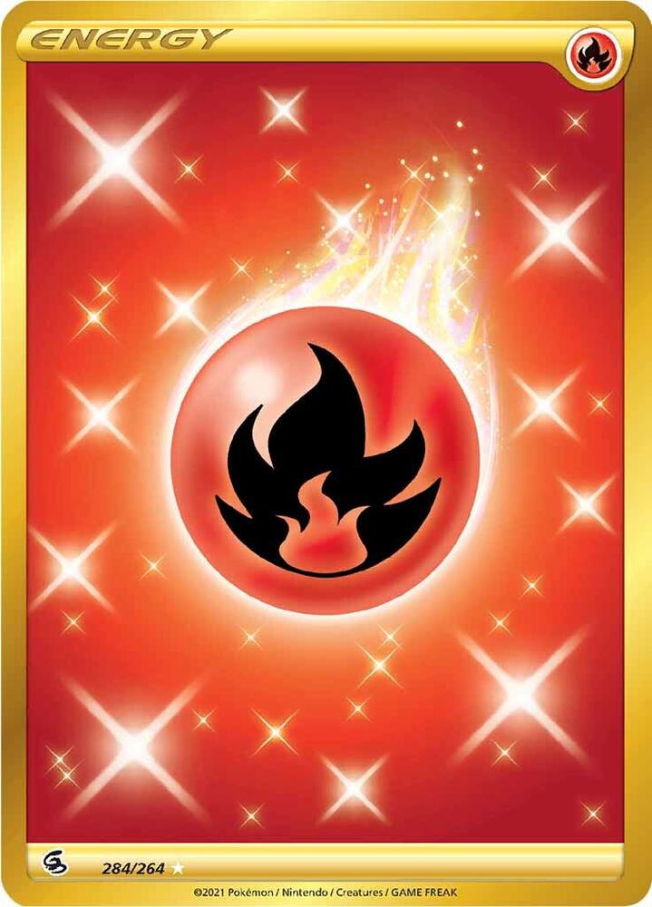 Fire Energy (Secret) — SWSH08 (Lightly Played)