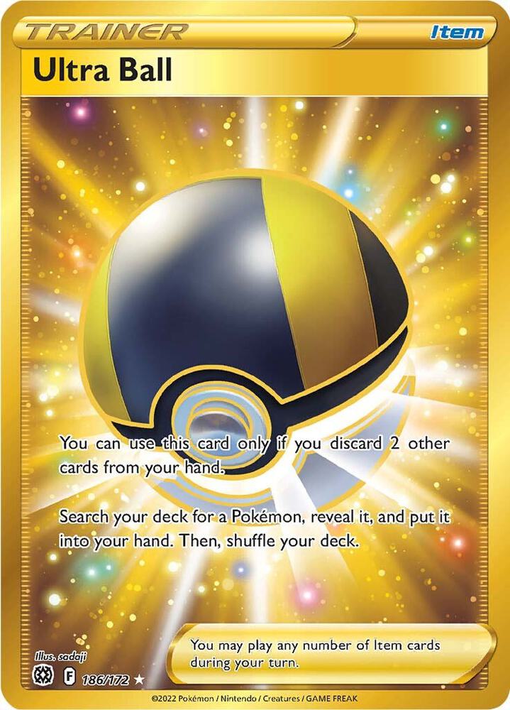 Ultra Ball (Secret) — SWSH09 (Lightly Played)