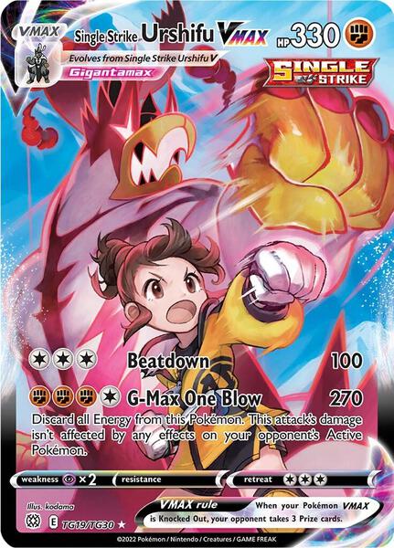 Single Strike Urshifu VMAX — SWSH09:TG