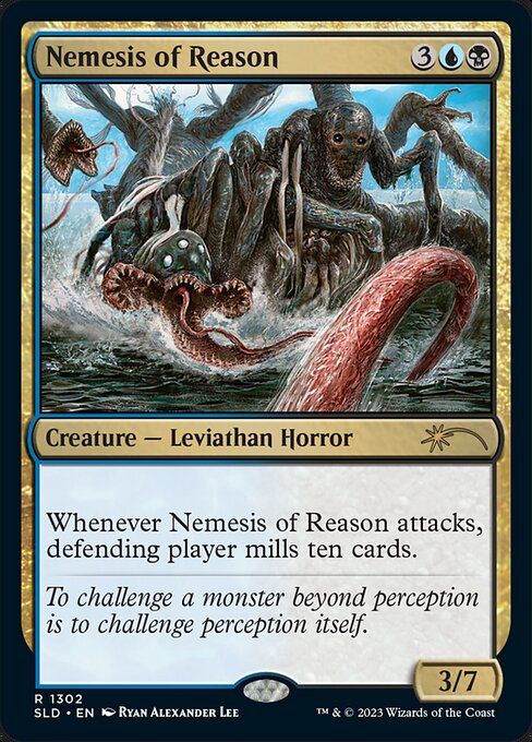 Nemesis of Reason - FOIL ★ SLD 1302 R (Secret Lair, 2023)