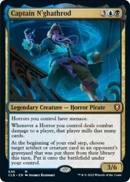 Captain N'ghathrod - FOIL ★ Commander Legends: Battle for Baldur's Gate 646