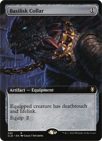Basilisk Collar (Extended Art) - FOIL ★ Commander Legends: Battle for Baldur's Gate 595