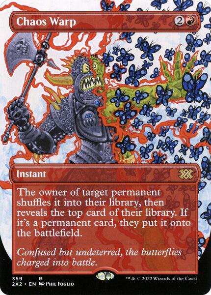 Chaos Warp (Borderless) - Double Masters 2022 359