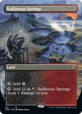 Sulfurous Springs (Borderless) - Dominaria United 381