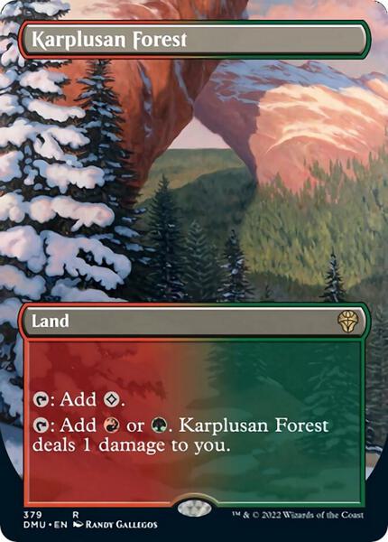 Karplusan Forest (Borderless) - Dominaria United 379