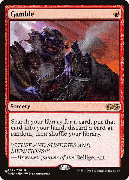 Gamble - The List Reprints 132