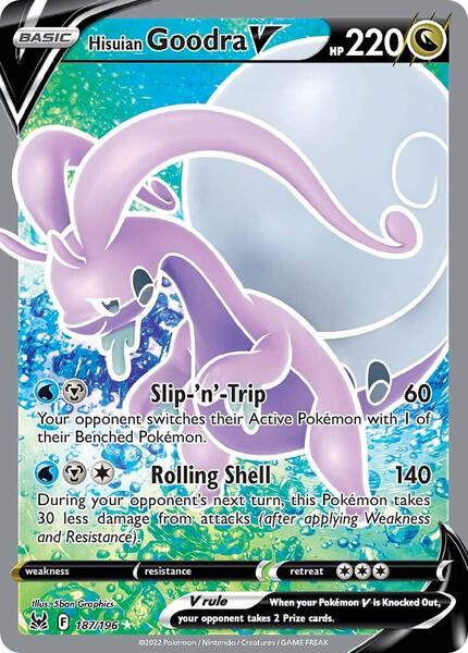 Hisuian Goodra V (Full Art) - FOIL ★ SWSH11: Lost Origin 187/196