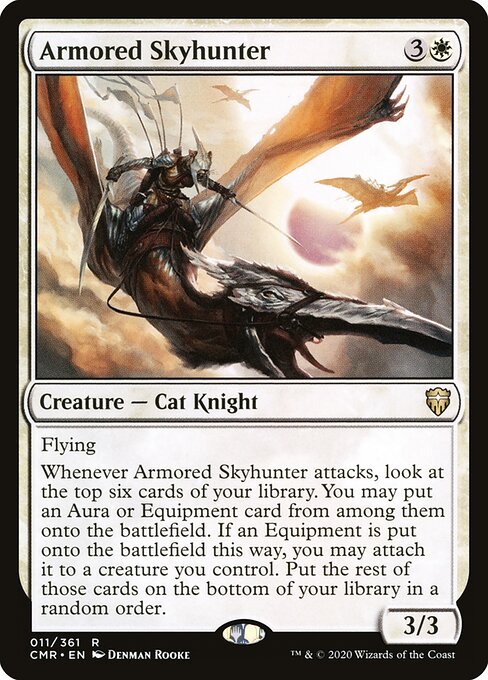 Armored Skyhunter - FOIL ★ Commander Legends CMR 011/361 R (2020; Denman Rooke)