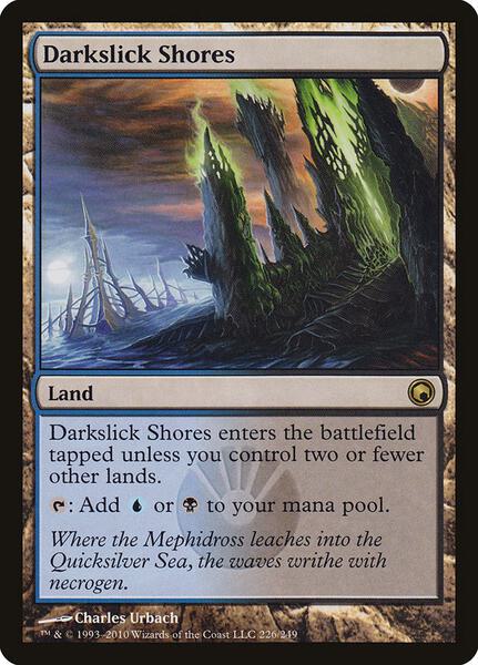 Darkslick Shores - Scars of Mirrodin 226