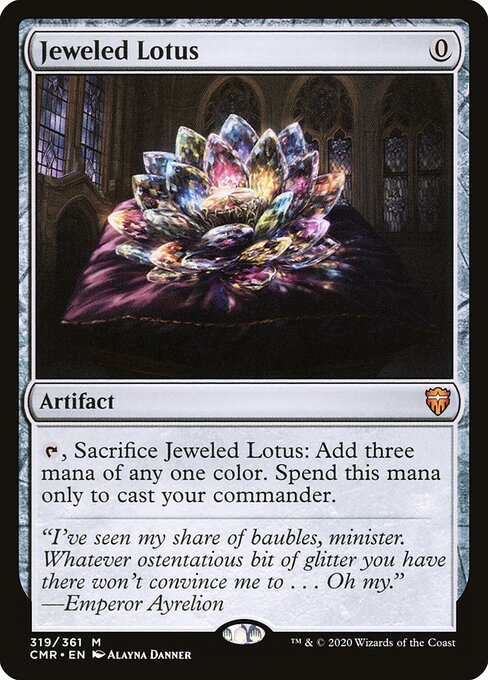 Jeweled Lotus - Commander Legends CMR 319/361 M (2020; Alayna Danner)