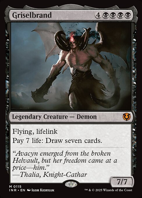 Griselbrand - Innistrad Remastered INR 0115 M (2025; Igor Kieryluk art)
