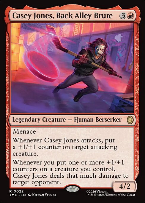 Casey Jones, Back Alley Brute (Surge Foil) - Teenage Mutant Ninja Turtles Eternal