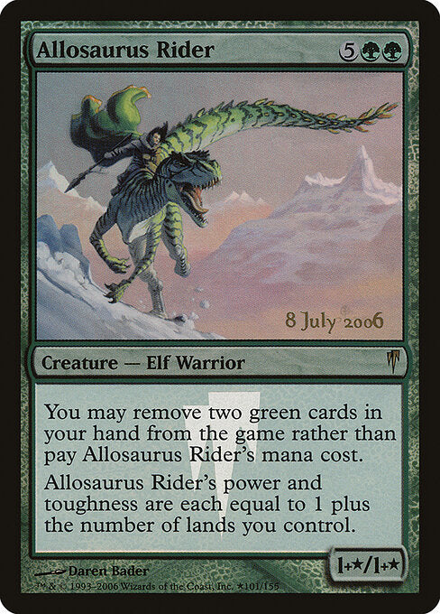 Allosaurus Rider - FOIL ★ Prerelease Cards 101