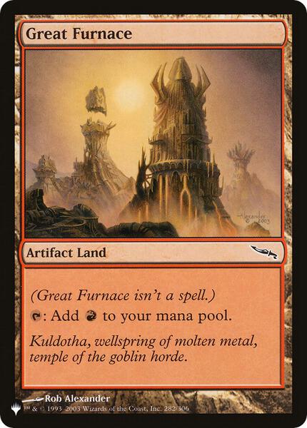 Great Furnace (MRD) - FOIL ★ The List Reprints 282/306