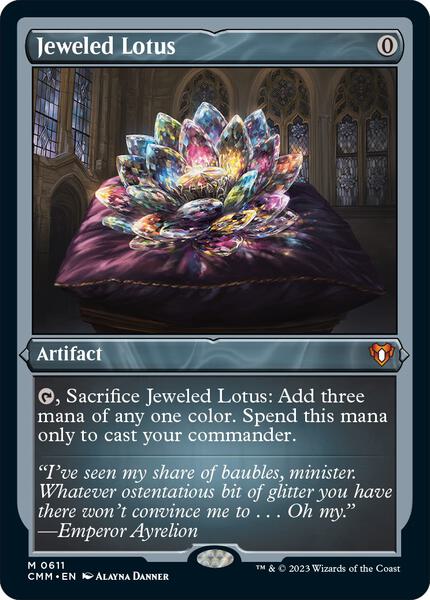 Jeweled Lotus (Foil Etched) — CMM