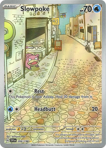 Slowpoke - 204/198 - FOIL ★ SV01: Scarlet & Violet Base Set 204/198