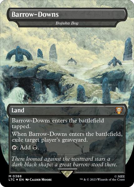 Barrow-Downs - Bojuka Bog (Borderless) (Surge Foil) — LTC
