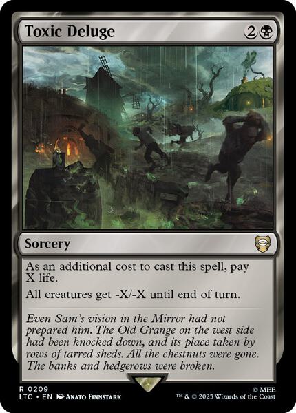 Toxic Deluge - Commander: The Lord of the Rings: Tales of Middle-earth 209