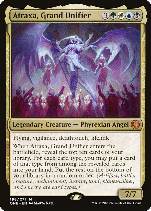 Atraxa, Grand Unifier - ONE 196/271 M (Phyrexia: All Will Be One, 2023)