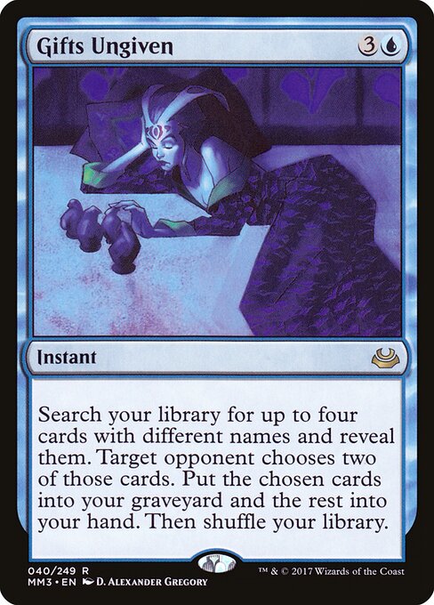 Gifts Ungiven - FOIL ★ Modern Masters 2017 MM3 040/249 R (2017; D. Alexander Gregory)