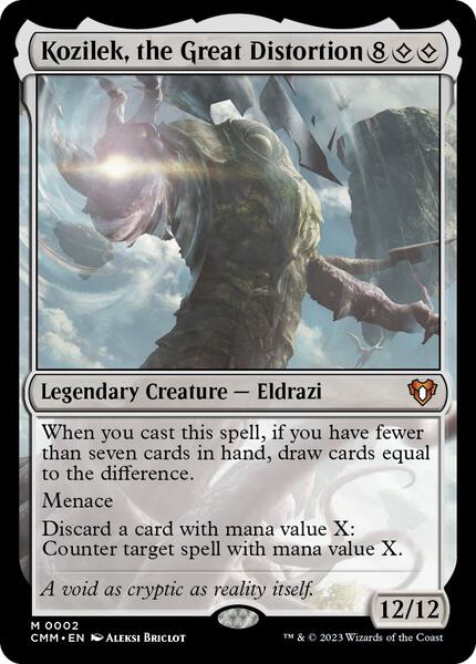 Kozilek, the Great Distortion - Commander Masters 2