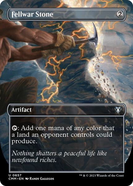 Fellwar Stone (Borderless) - FOIL ★ Commander Masters 657