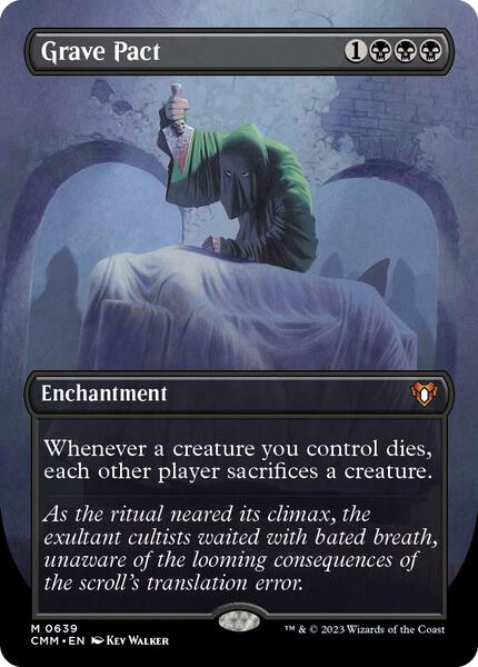 Grave Pact (Borderless) - Commander Masters 639