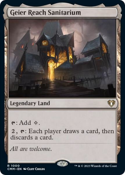 Geier Reach Sanitarium - Commander Masters 1000