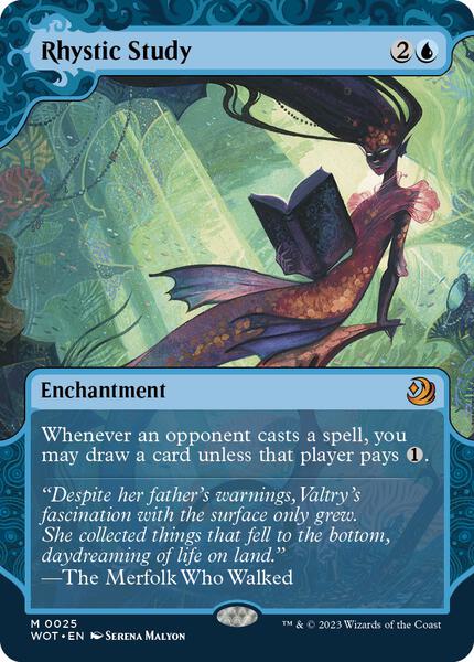 Rhystic Study - Wilds of Eldraine: Enchanting Tales 25