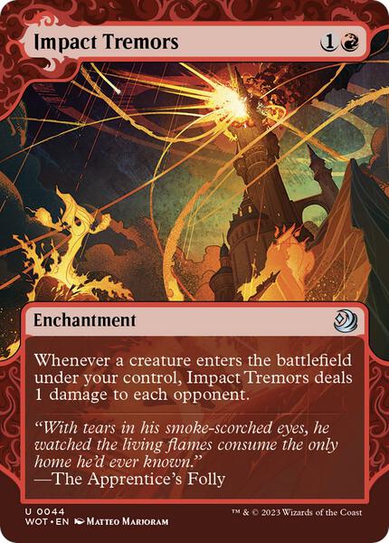 Impact Tremors - FOIL ★ Wilds of Eldraine: Enchanting Tales 44