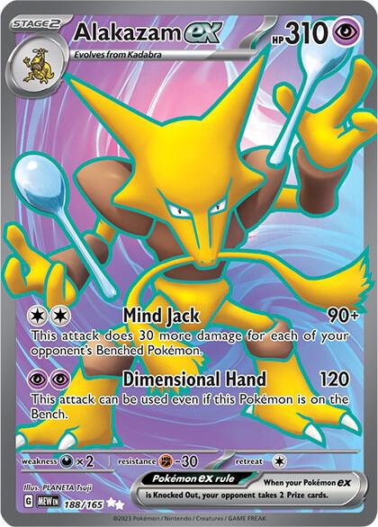 Alakazam ex - 188/165 — MEW
