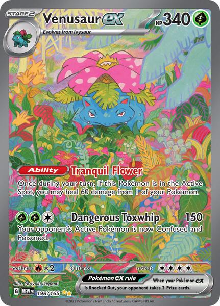 Venusaur ex - 198/165 - FOIL ★ SV: Scarlet & Violet 151 198/165