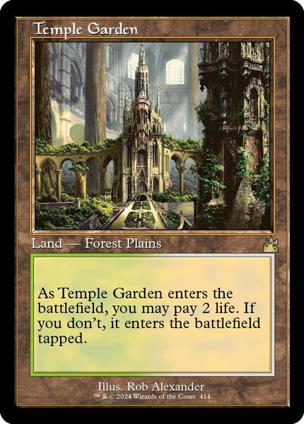 Temple Garden (Retro Frame) - Ravnica Remastered 414