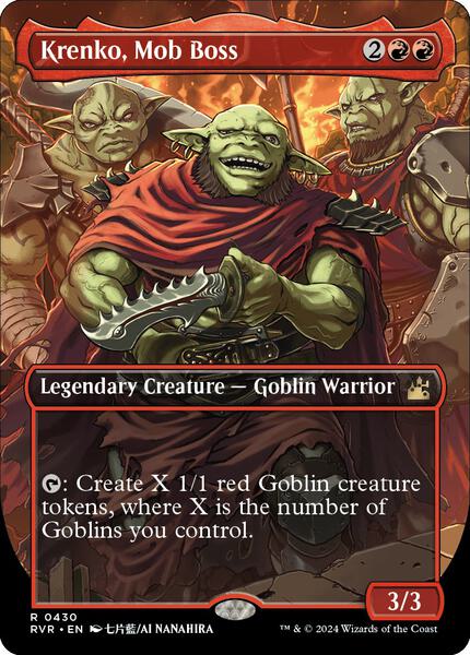 Krenko, Mob Boss (Anime Borderless) - FOIL ★ Ravnica Remastered 430