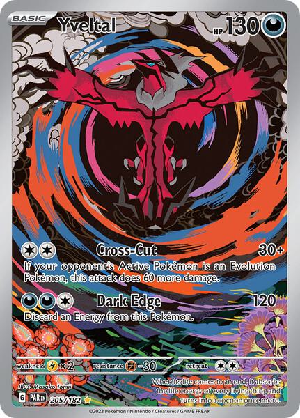 Yveltal - 205/182 - FOIL ★ SV04: Paradox Rift 205/182