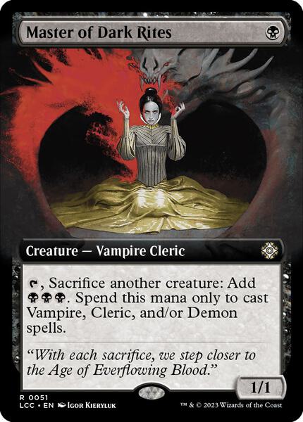 Master of Dark Rites (Extended Art) - Commander: The Lost Caverns of Ixalan 51